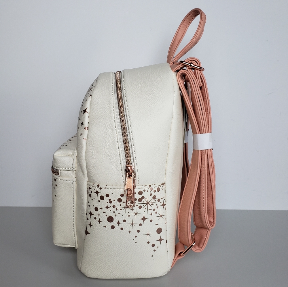 Loungefly Disney Ariel Rose Gold Mini Backpack - Picture 3 of 7